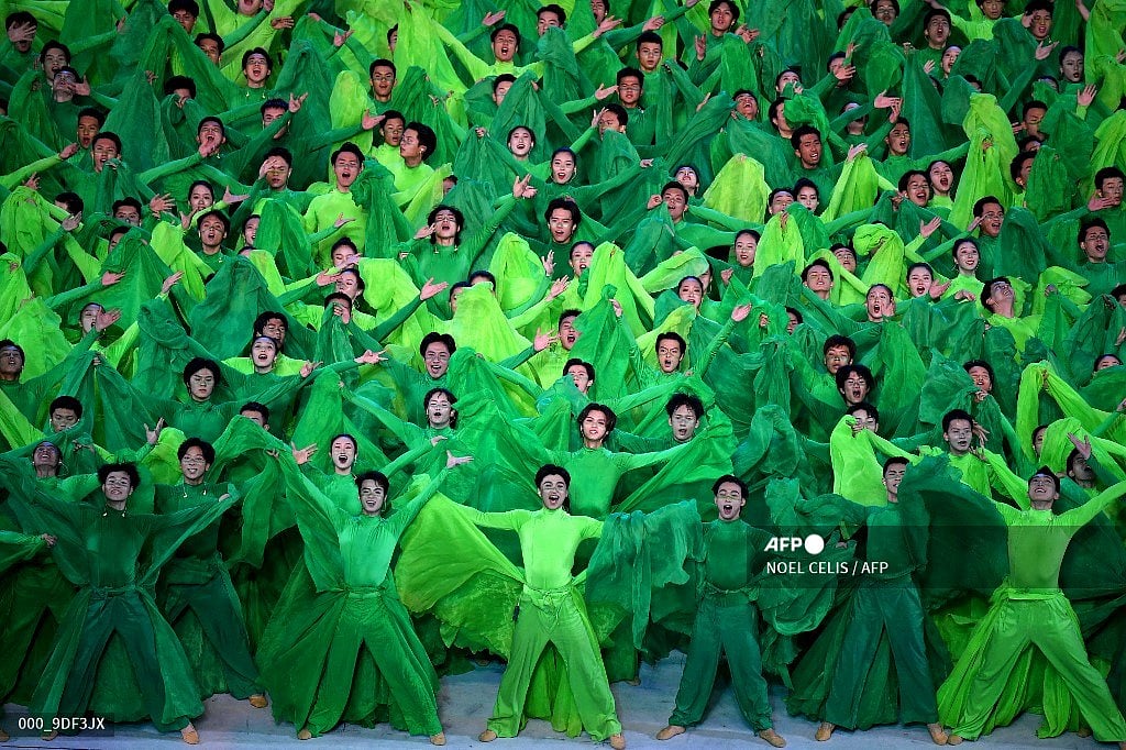 Visuals from the celebration of the 100th anniversary of the founding of the Communist Party of China at Tiananmen Square in Beijing on July 1, 2021.