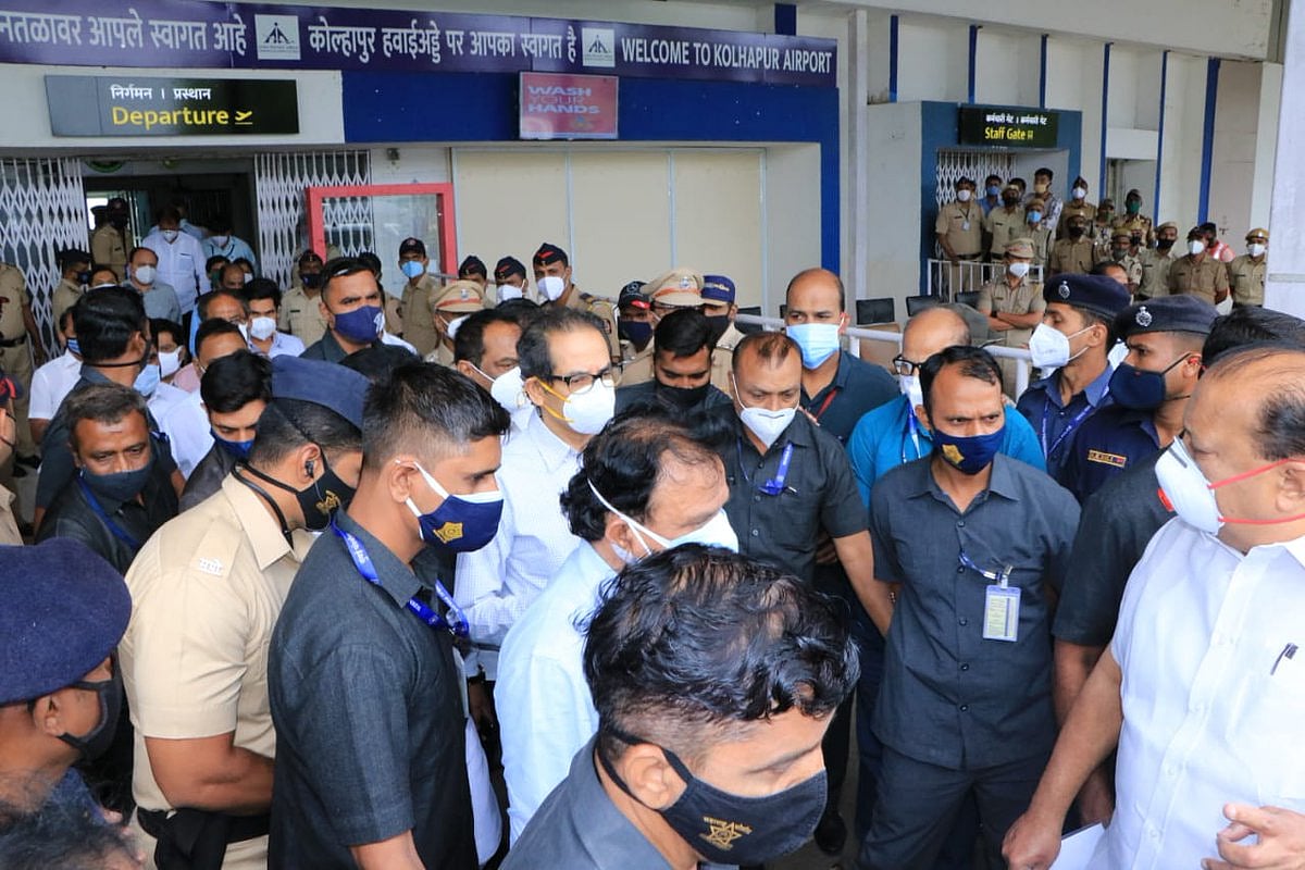 CM Uddhav Thackeray reaches Kolhapur to visit flood-hit areas