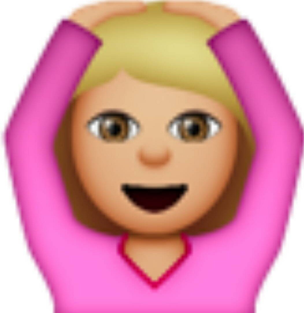 Hands on the Head Emoji