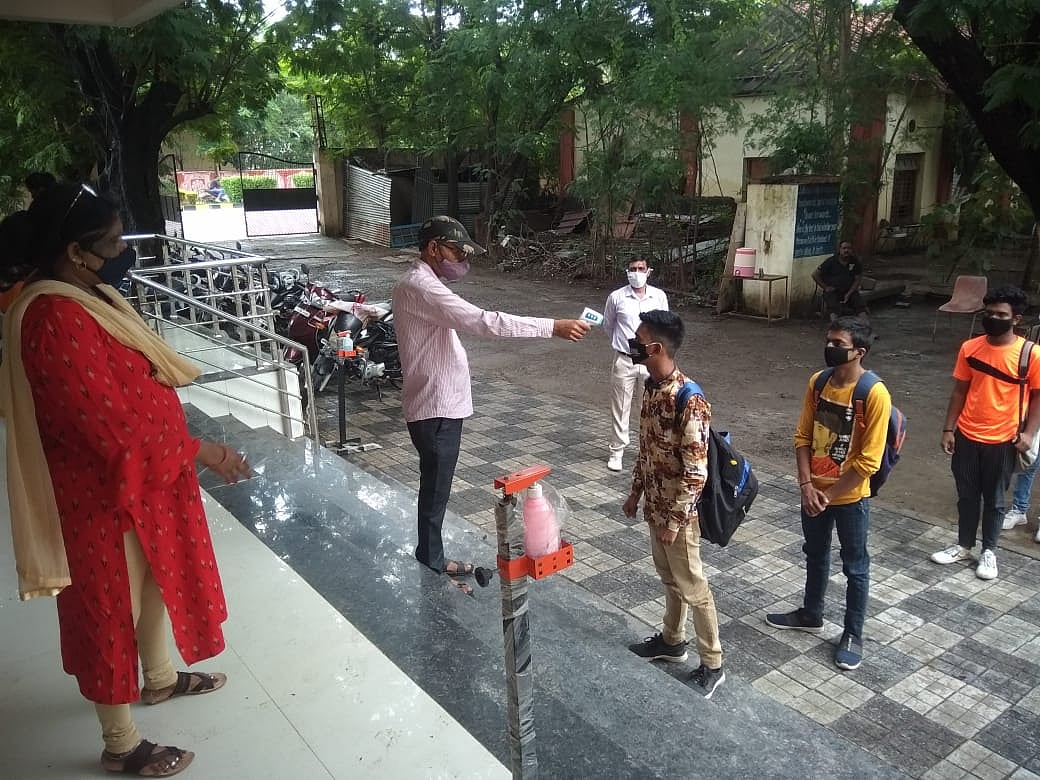 Indore: Schools reopen after 18 months of corona-induced lockdown