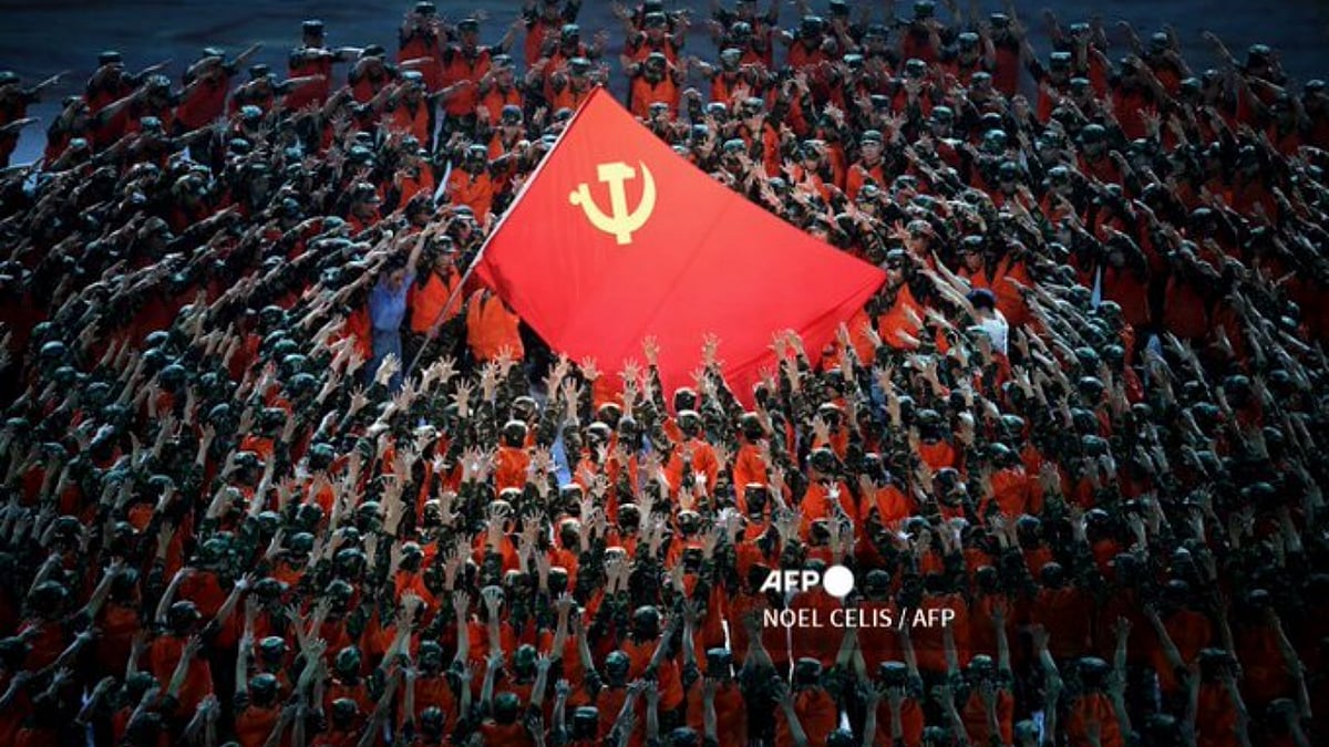 Visuals from the celebration of the 100th anniversary of the founding of the Communist Party of China at Tiananmen Square in Beijing on July 1, 2021.