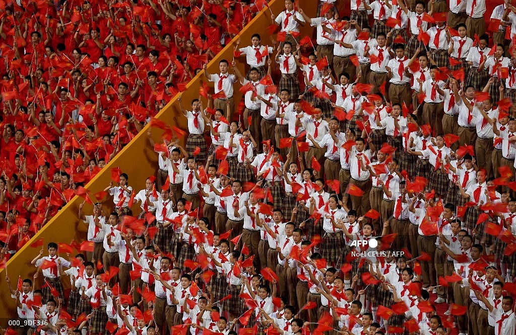Visuals from the celebration of the 100th anniversary of the founding of the Communist Party of China at Tiananmen Square in Beijing on July 1, 2021.