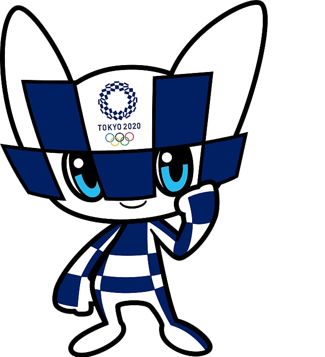 Miraitowa, the official mascot of the 2020 Summer Olympics in Tokyo