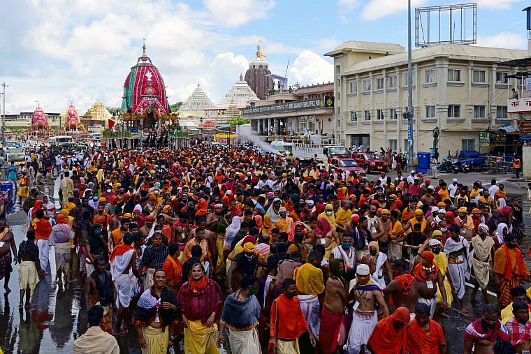 Lord Jagannath Annual Rath yatra festival held, in Puri