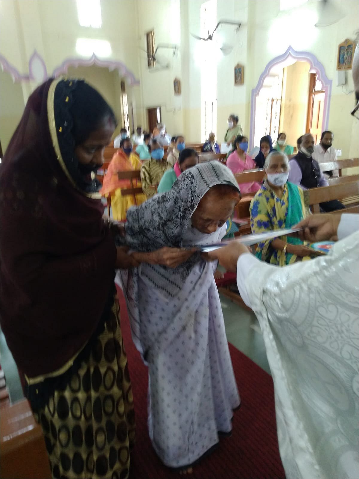 Celebrations of Grandparents’ Day at St Joseph’s Church on Sunday.