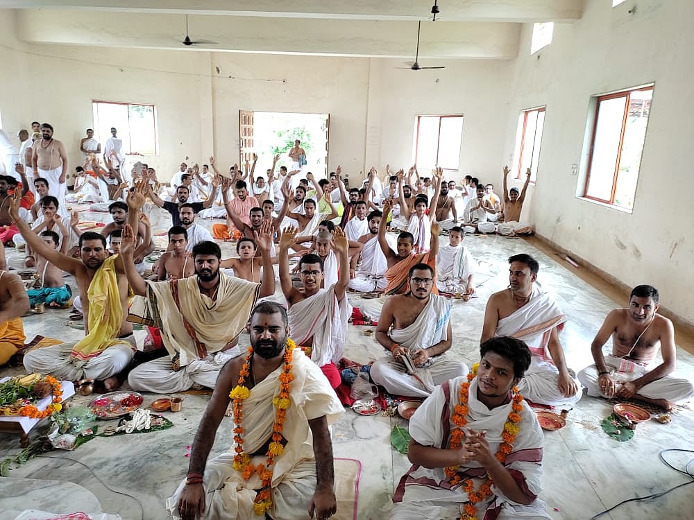 Madhya Pradesh: Lalita Maha Tripura Sundari Shaktipeeth holds Shravani Upkarma