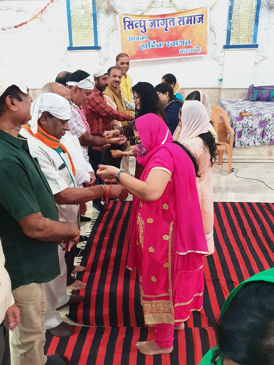 Madhya Pradesh: Members of Sindhu community celebrate Raksha Sutra bandhan