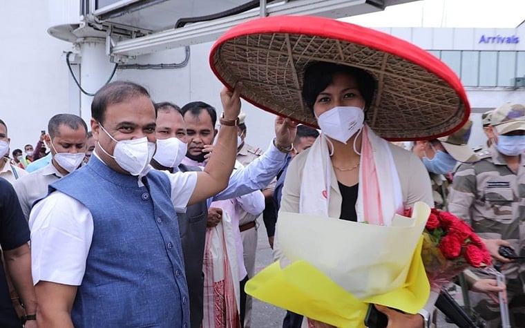 'With pride and glory': Assam CM Himanta Biswa Sarma welcomes Olympic medalist Lovlina Borgohain