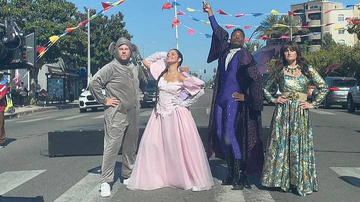 James Corden mocked for stopping traffic in LA for flash mob with  'Cinderella' co-star Camila...