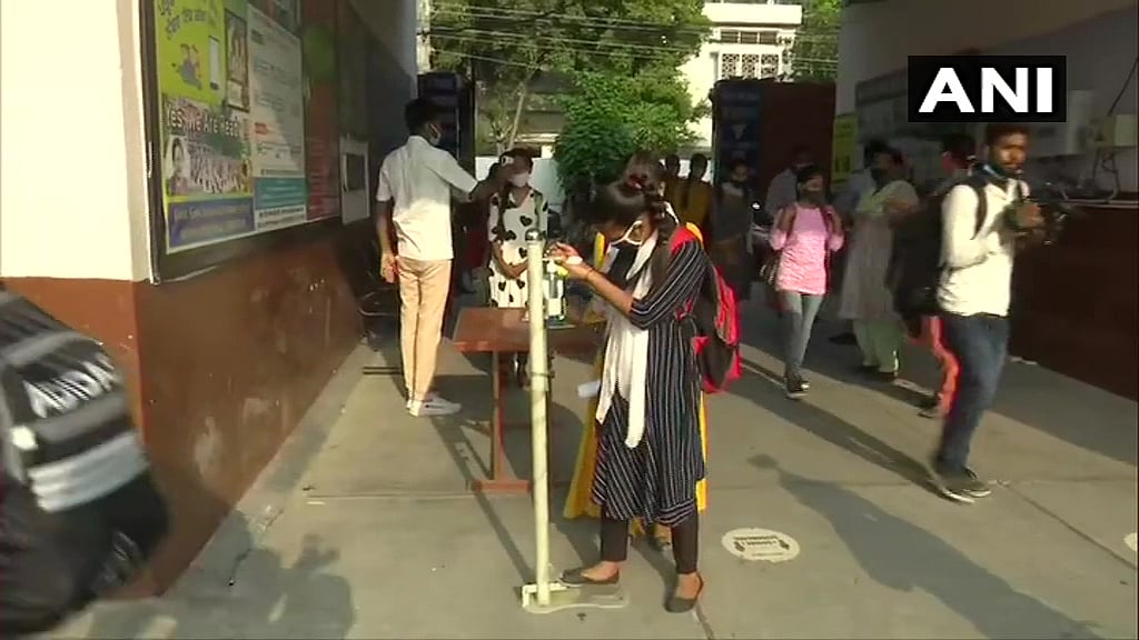 Students in Punjab returned to schools after a year with COVID-19 protocols in place on August 2, 2021.