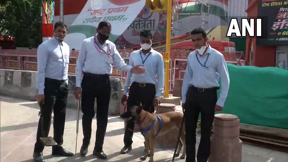 Officials also conduct searches at several locations with the help of sniffer dogs