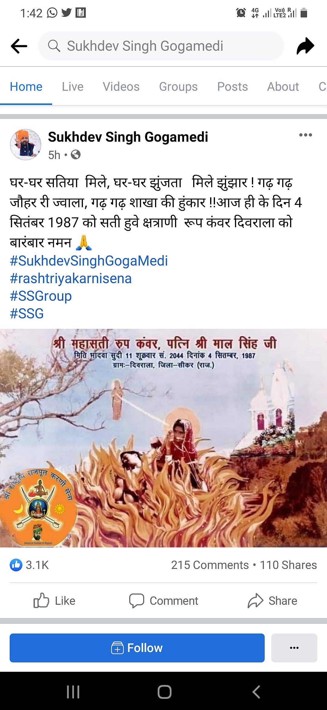 Facebook post sparks controversy