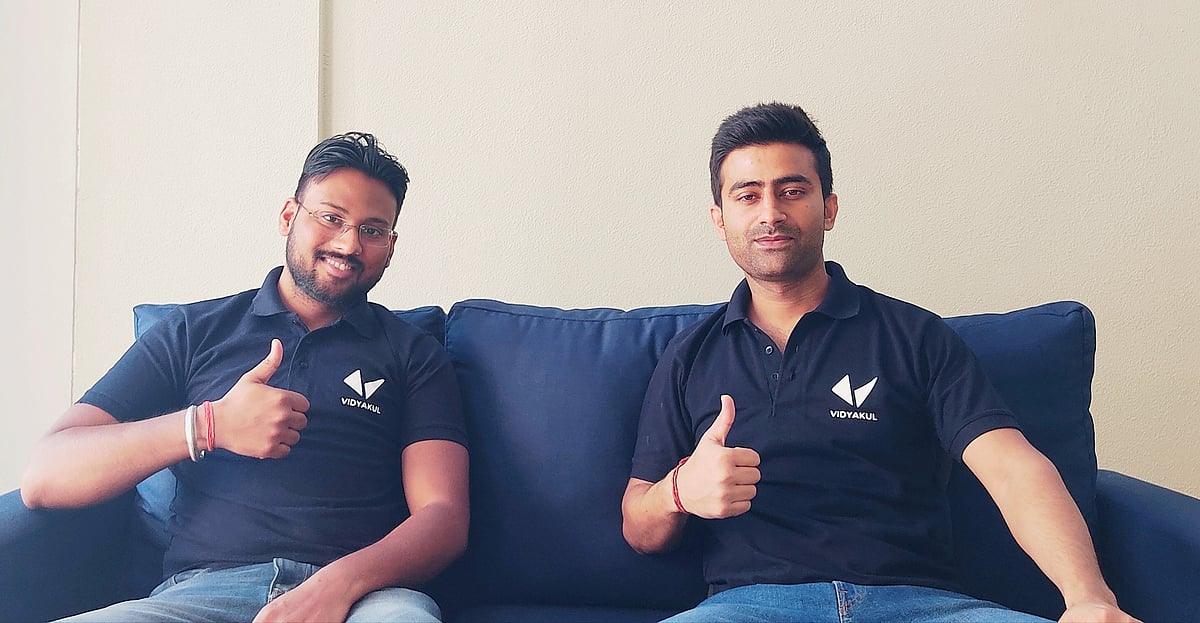 Vidyakul Co-Founders (left) Gaurav Singhvi , Tarun Saini | Vidyakul