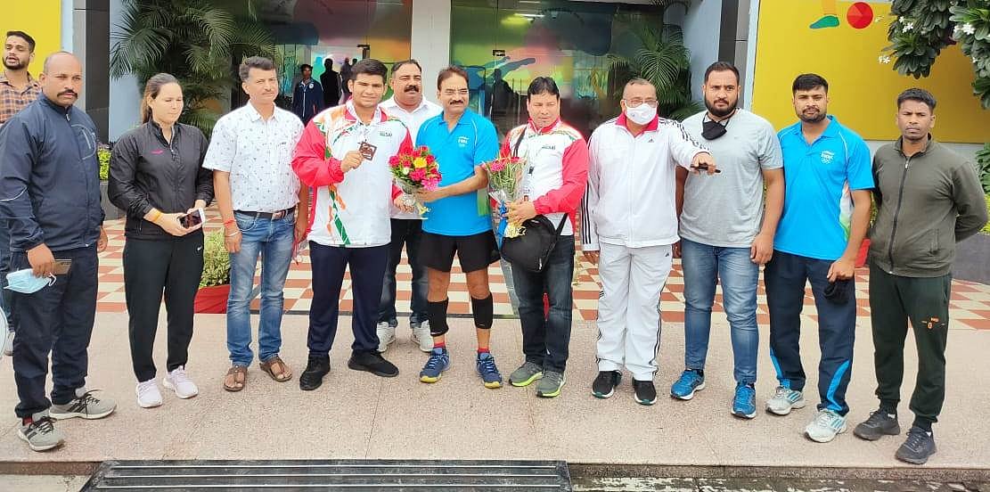 Madhya Pradesh: Boxer Aman Bisht brings gold from Asian Youth Championship
