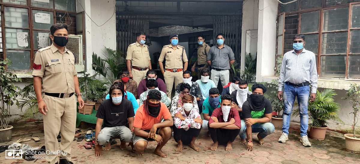 Mhow: 15 arrested by police for gambling