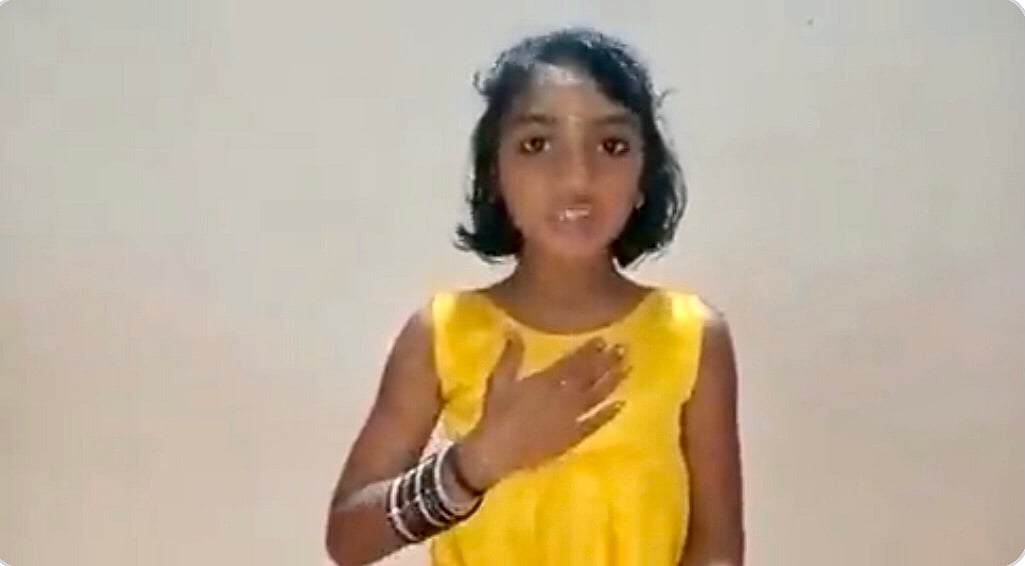 7-year old girl offers her pocket money to repair potholes; wins hearts