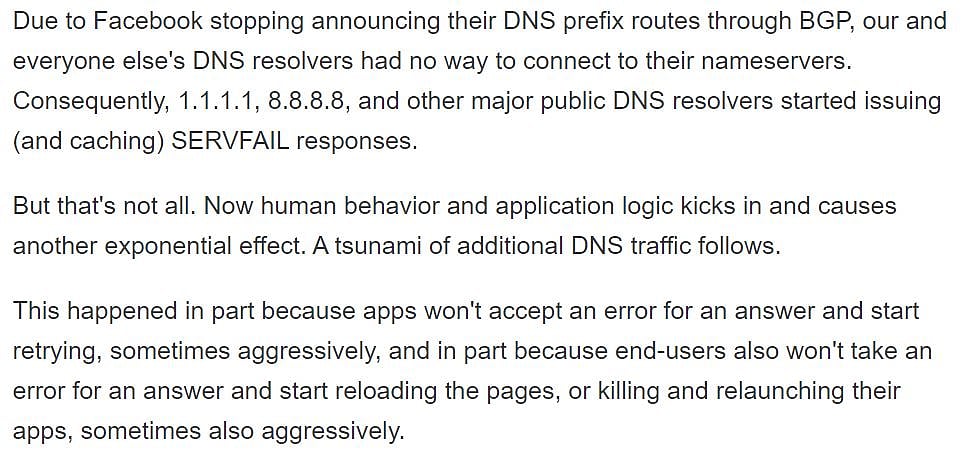 Excerpt from blog.cloudflare.com report