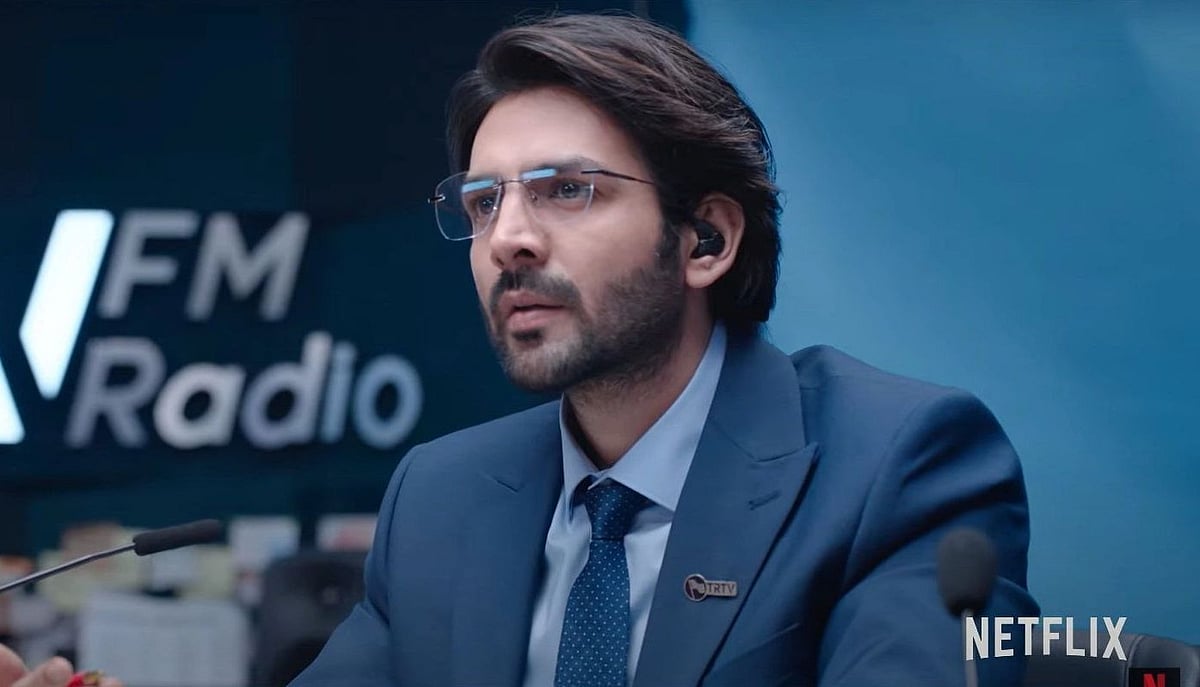 Watch 'Dhamaka' Trailer: Kartik Aaryan as a news anchor is torn between TRPs and saving lives amid...