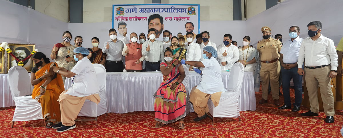 COVID-19: Mega vaccination drive held in Thane's Diva; over 10,000 citizens inoculated on a single day