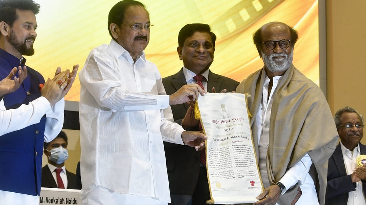 'Pride of Indian cinema': Love pours in on Twitter as 'Thalaiva' Rajnikanth receives Dadasaheb Phalke Award