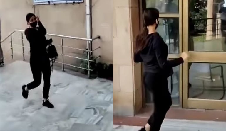 Norah Fatehi arrives at ED office in 'conman' money laundering case |