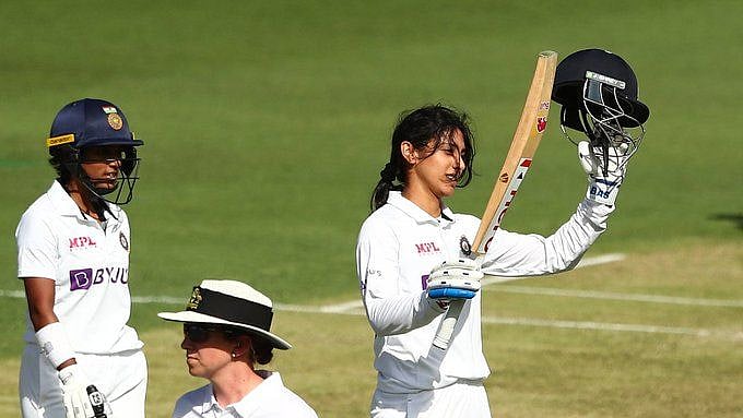 'Goddess of offside': Netizens sing praises as #SmritiMandhana becomes  first Indian woman to score test century in Australia