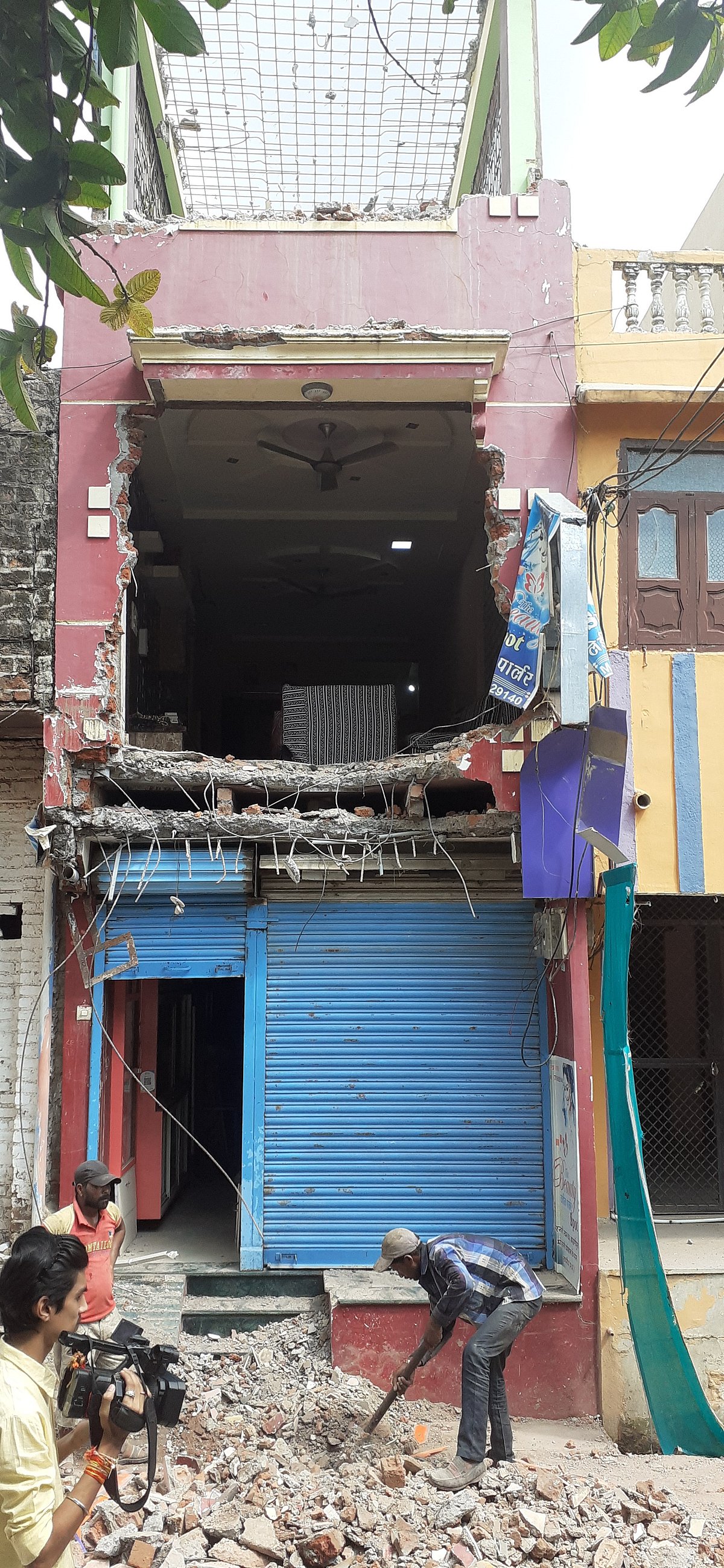 Madhya Pradesh: Illegal portion of woman gambler’s home razed
