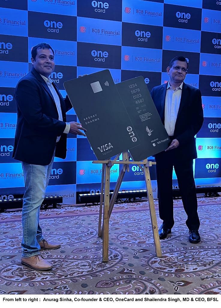 BoB Financial partners with OneCard to launch mobile-first, metal credit card