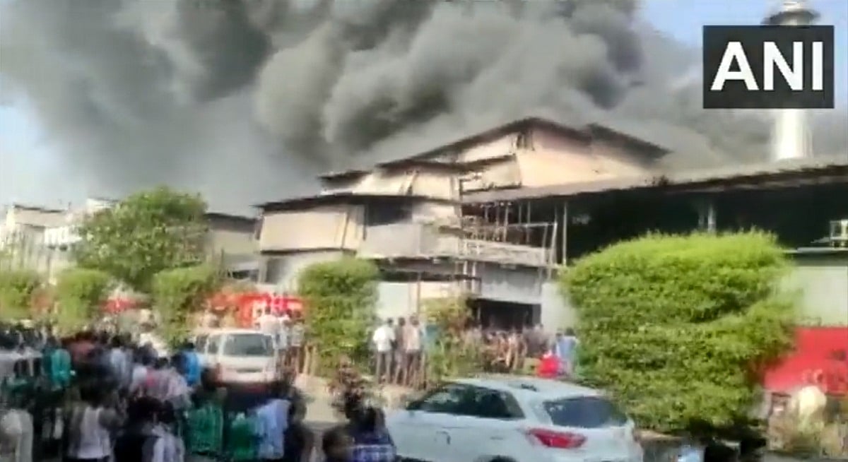 Watch video: Major fire breaks out at dyeing mill in Gujarat’s Surat