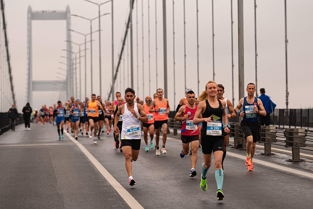 The event allowed athletes from all around the world to run around the city’s many historic sites, including the Blue Mosque and Hagia Sophia