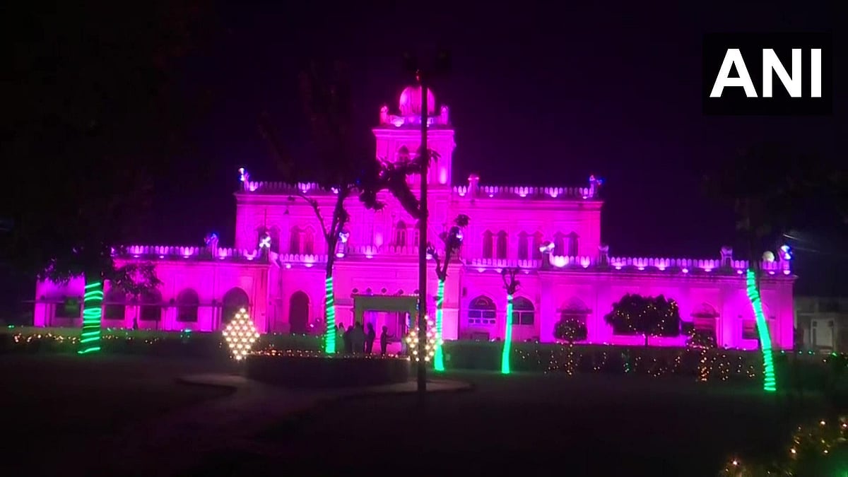 Markets, temples, residential and other buildings illuminated ahead of Deepotsava and Diwali celebrations in Ayodhya.