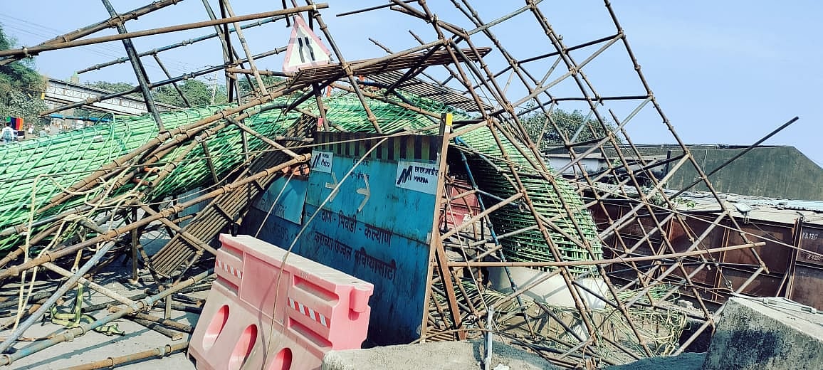 Thane: 5 workers sustain injuries after metal rod sheet collapses on metro site in Bhiwandi