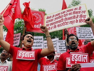 Central trade unions calls for 2-day strike during Budget session of Parliament over price rise an...