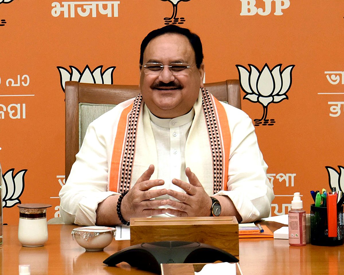 Uttarakhand: JP Nadda meets former bar association district president, jailed during Emergency Rudrapur