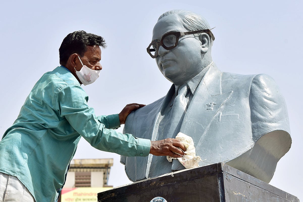 Uttar Pradesh: Tension in Khanpur village after Ambedkar statue found desecrated