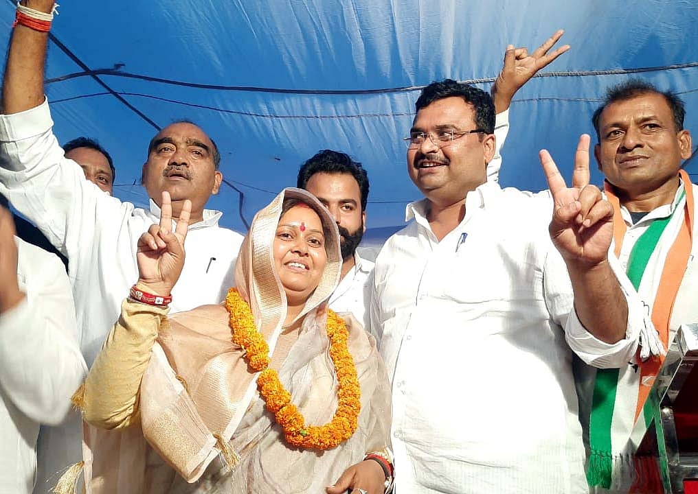 In Raigaon, Congress candidate Kalpana Verma secured 72989 votes against BJP candidate Pratima Verma’s 60699 votes