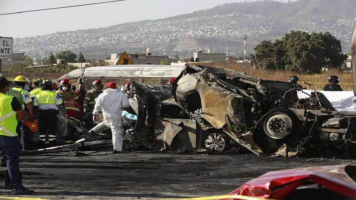 Mexico highway accident  | Photo: AFP