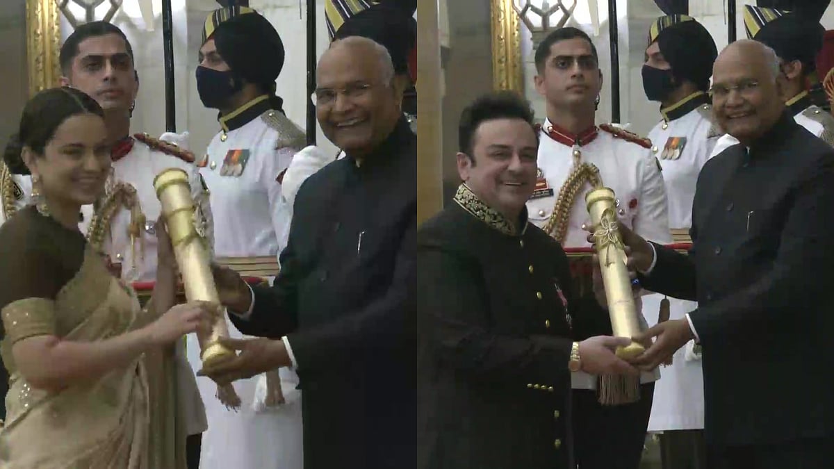 Photos: Kangana Ranaut, Adnan Sami, Ekta Kapoor honoured with Padma Shri awards