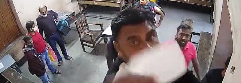 Watch | Kolkata civic polls: Unidentified persons place stickers on CCTV cameras in polling booths; BJP alleges TMC's hand