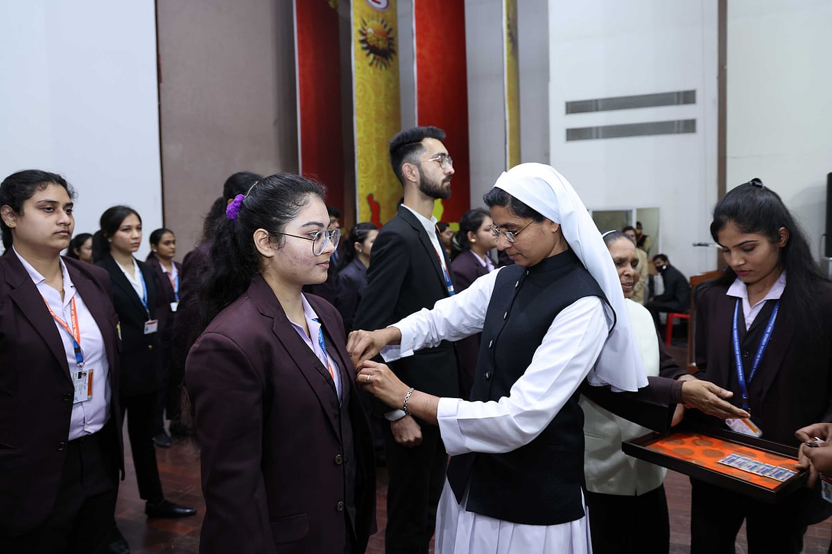 Bhopal: Leaders are not born but are made by their experiences in life, says principal of School of Social Sciences Father John PJ 