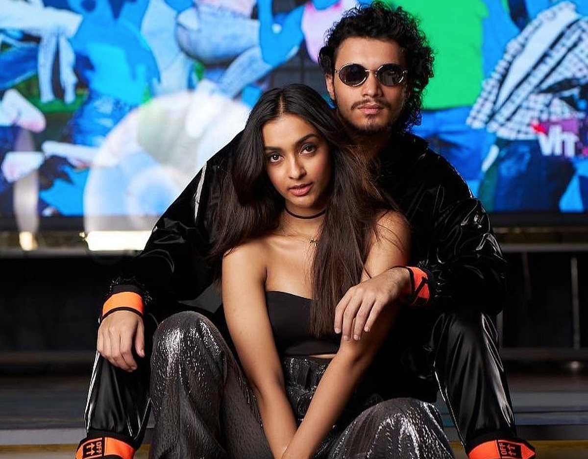Namashi Chakraborty with co star Amrin Qureshi