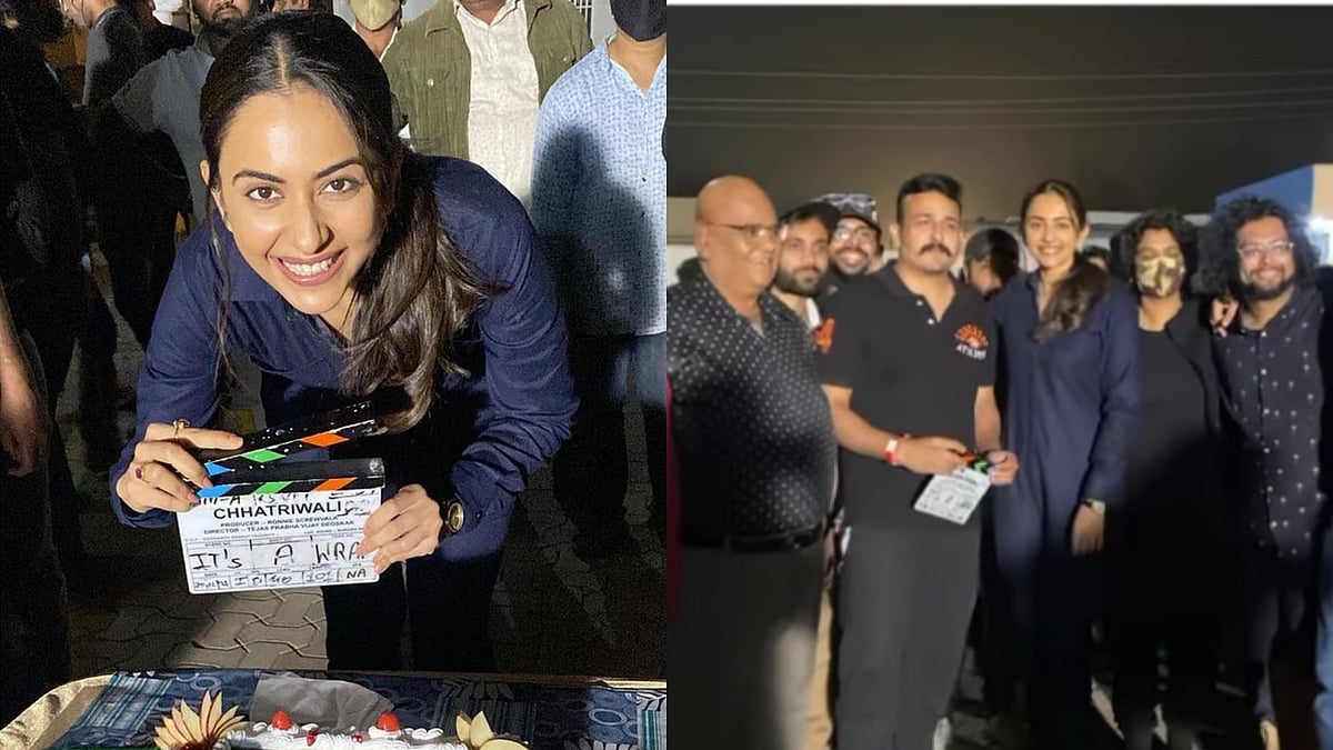 Rakul Preet Singh wraps 'Chhatriwali' shoot; says 'couldn't have asked for a better team for my...