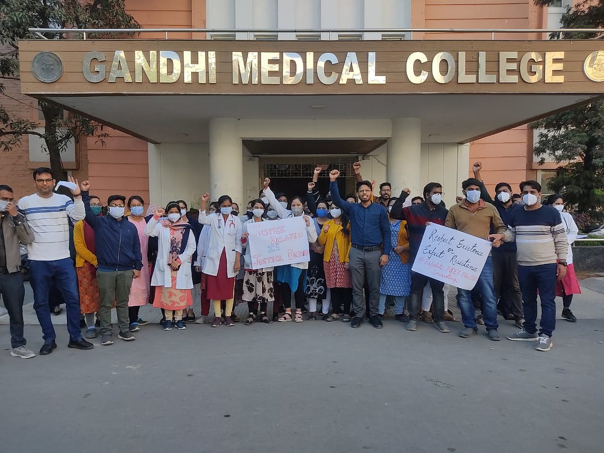 Bhopal: Junior Doctors Association goes on strike