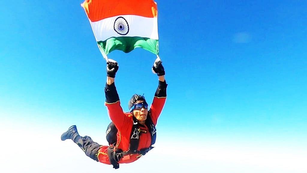 Vijay Diwas 2021: IAF Wing Commander T Asha Jyothirmai on joint skydiving demo; see pics