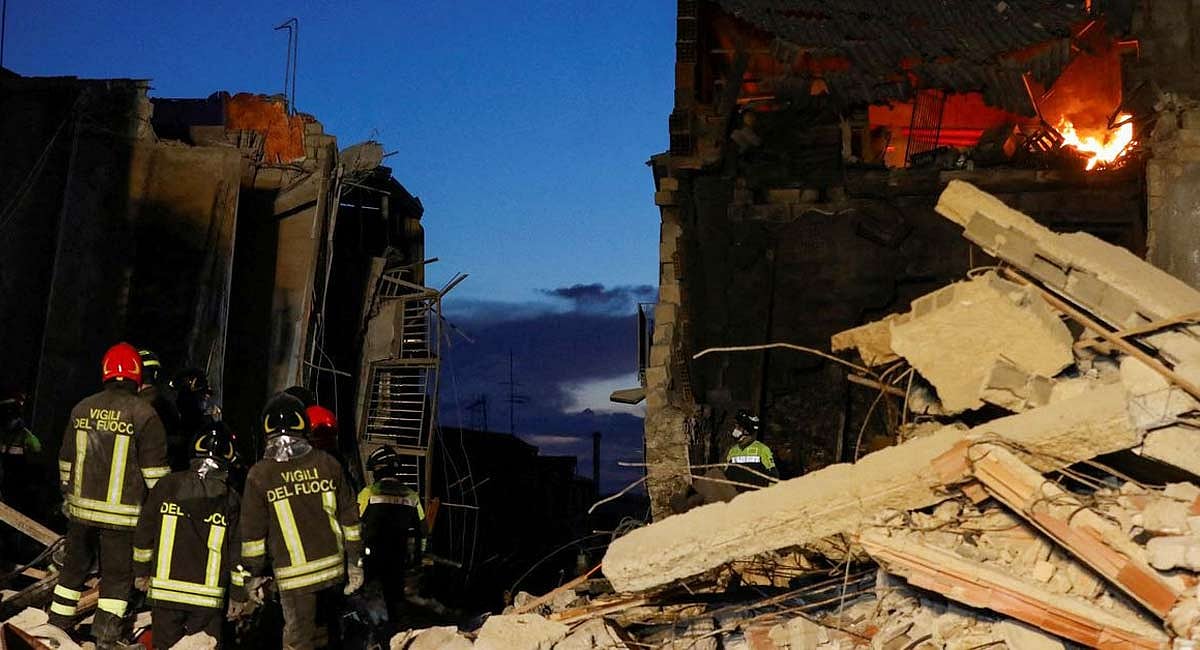 Italy: 3 killed, at least 6 missing after building collapses in Sicilian town of Ravanusa causing gas explosion