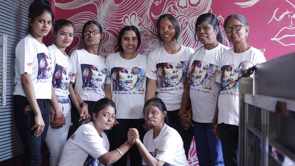 Acid attack survivors reopen their cafe in Agra after two years due to pandemic
