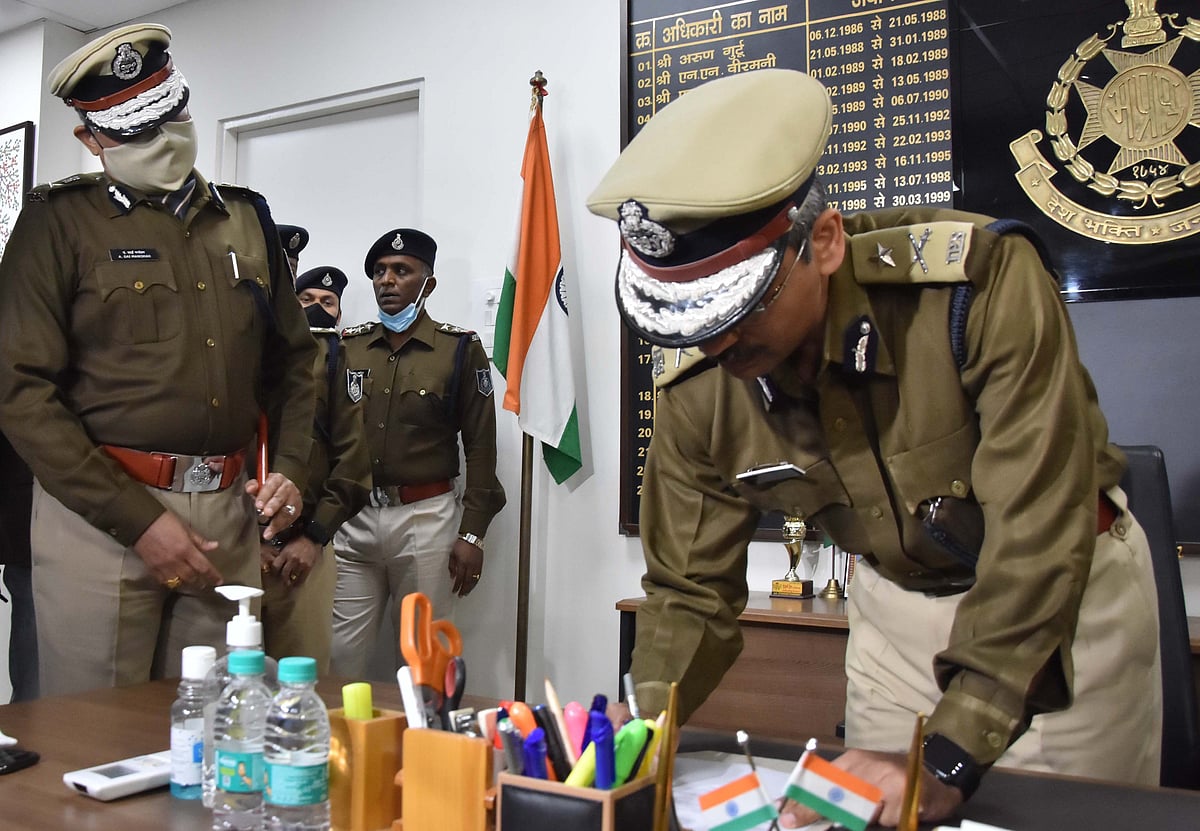 Newly appointed Commissioner of Police Bhopal Makrand Deoskar takes charge on Friday.
