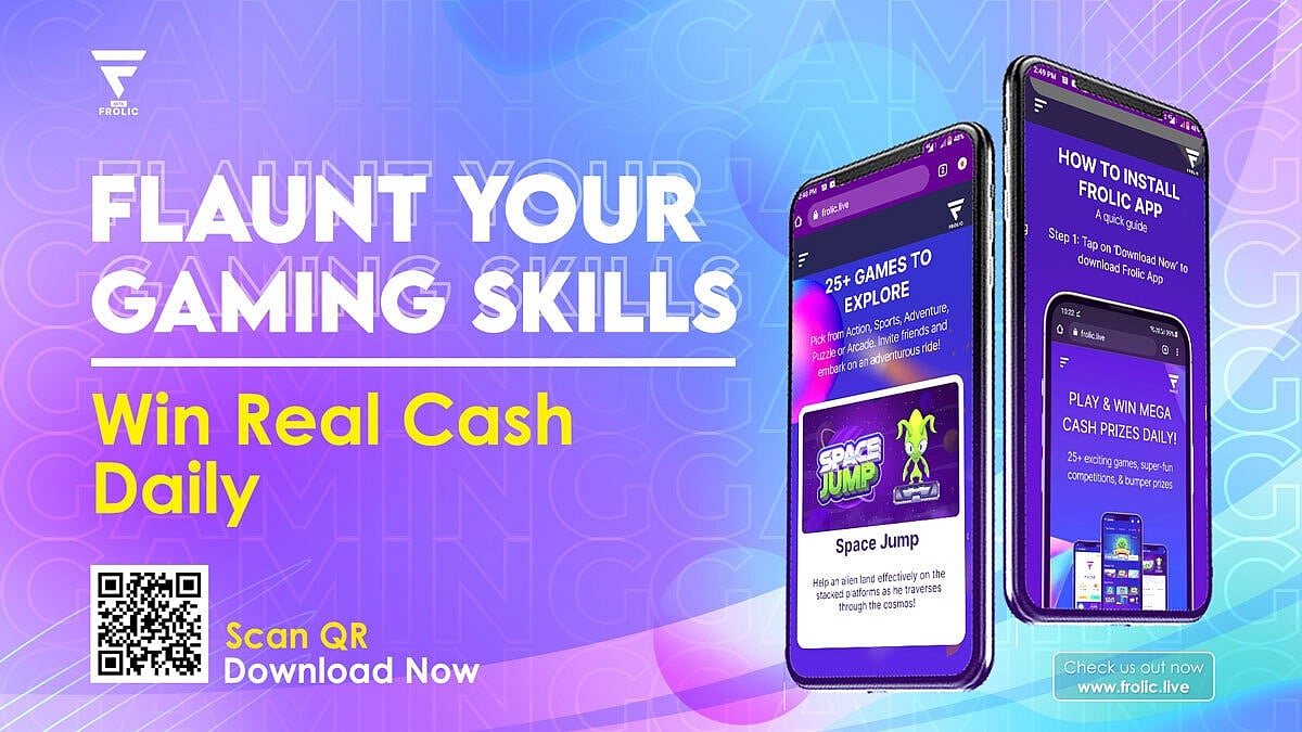 Fynd launches immersive real money social gaming app 'Frolic'