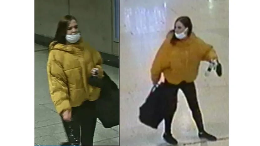 British police release CCTV images of woman believed to have made sexual remarks to 8-year-old at Waterloo station 