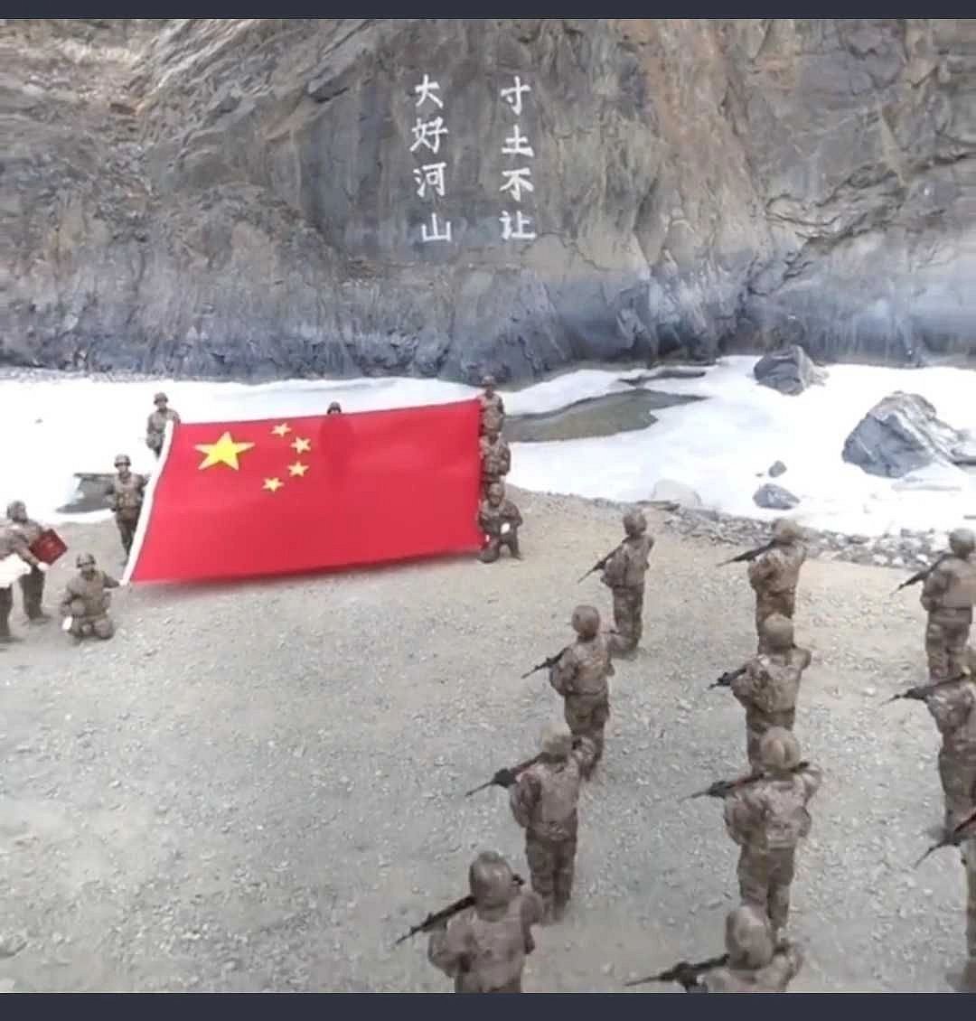 Watch Video: Chinese soldiers unflurs national flag in Galwan valley, Indian Army says it 'does not violate the demilitarised zone'
